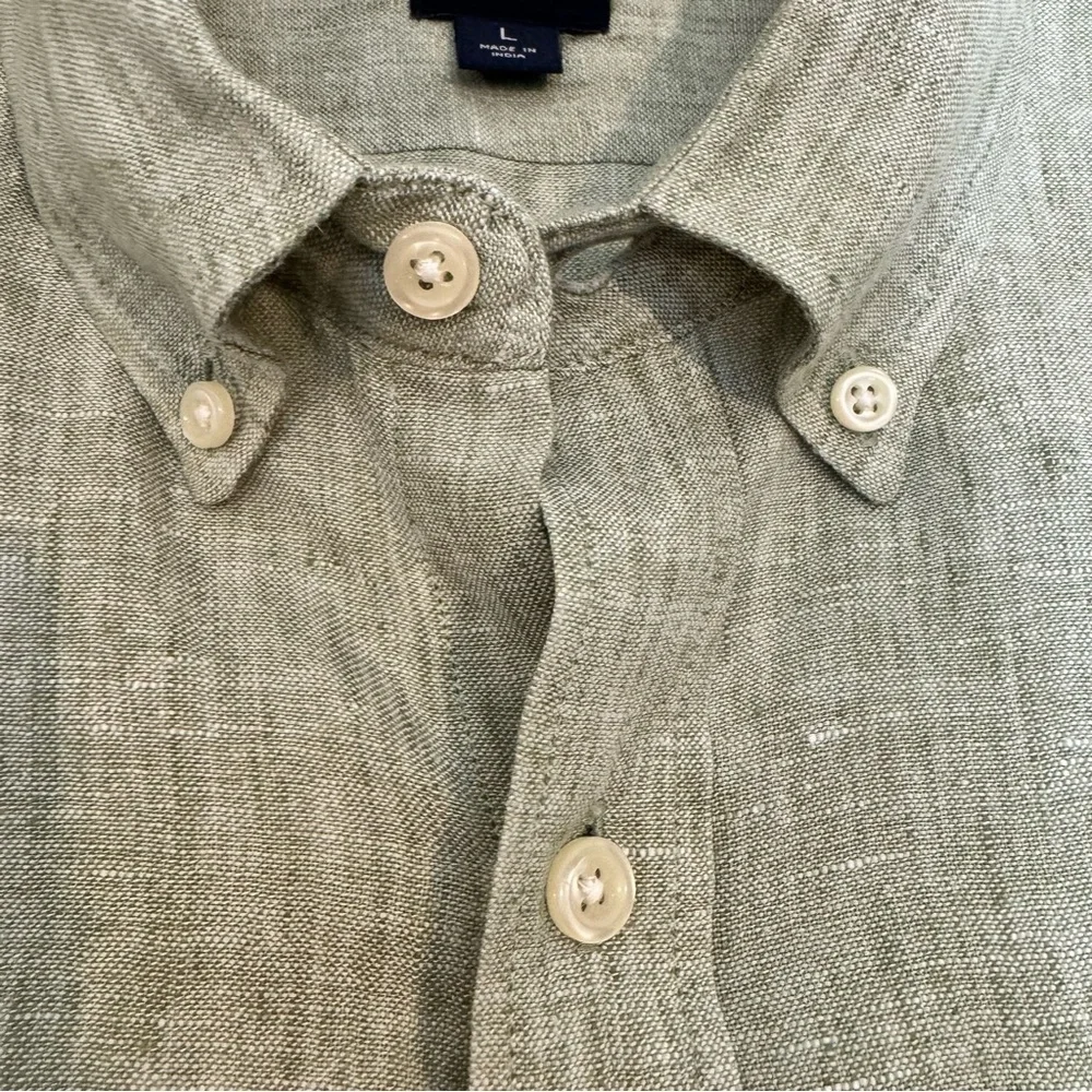 J CREW FACTORY SLIM BUTTON DOWN COLLAR LONG SLEEVE SHIRT